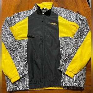 NWT WESC Unisex Color Block Cobra Windbreaker Bomber Track‎ Jacket Size MEDIUM
